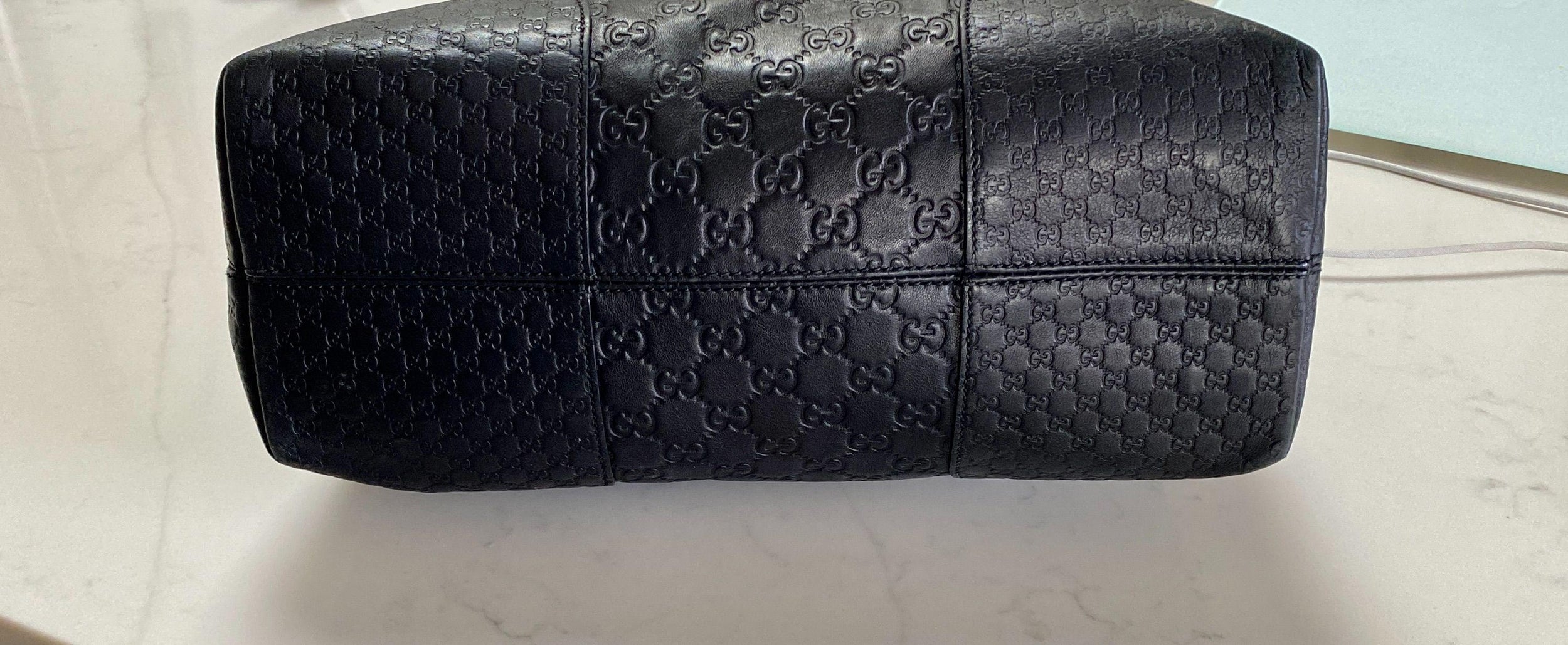 Gucci Black Bree Leather Tote Bag