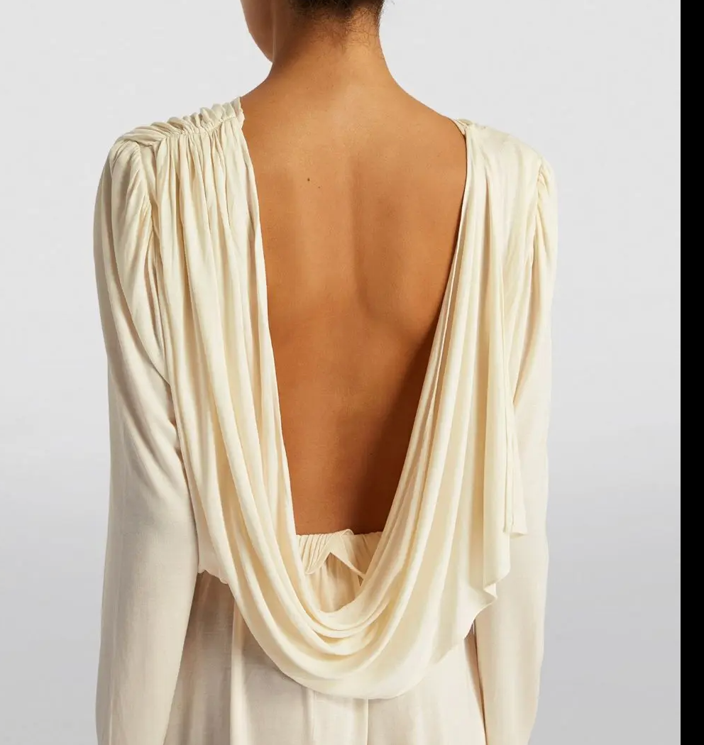 Ninety Percent Draped Muay Midi Dress