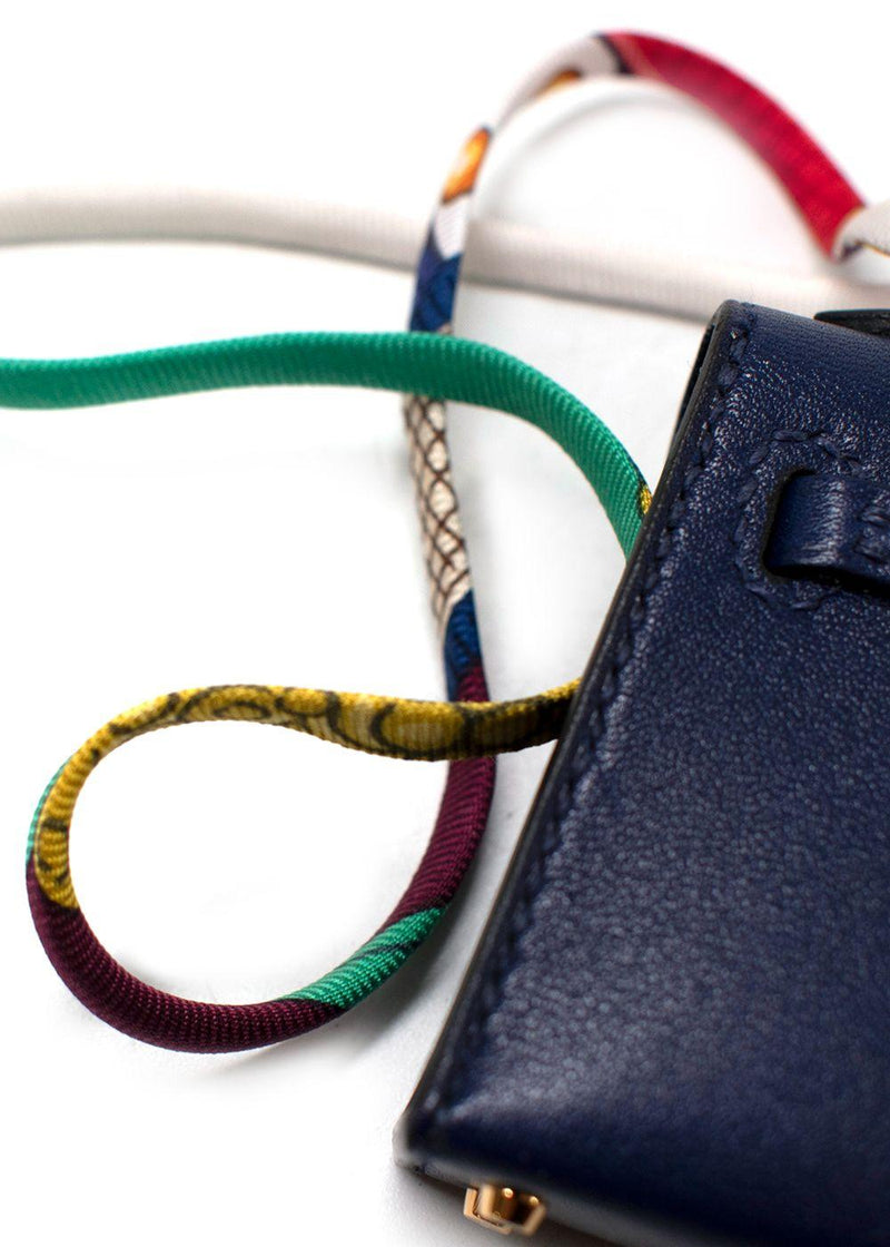 Hermes Tadelakt Micro Kelly Twilly Bag Charm