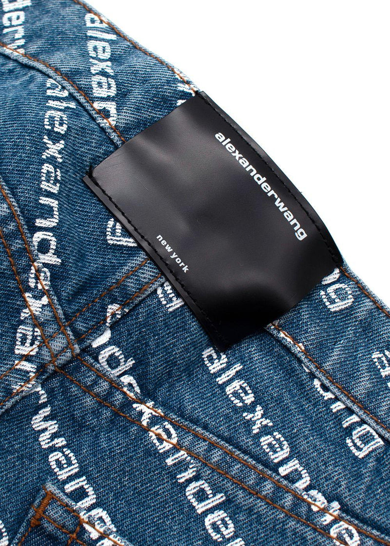 Alexander Wang Denim Printed Jeans