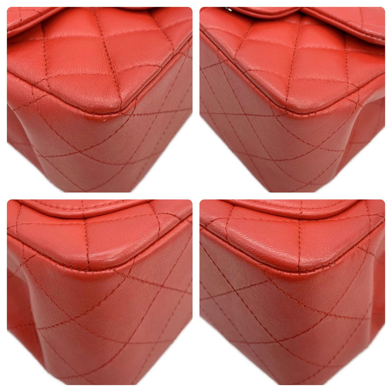 Chanel Quilted Leather Mini Square Flap Bag