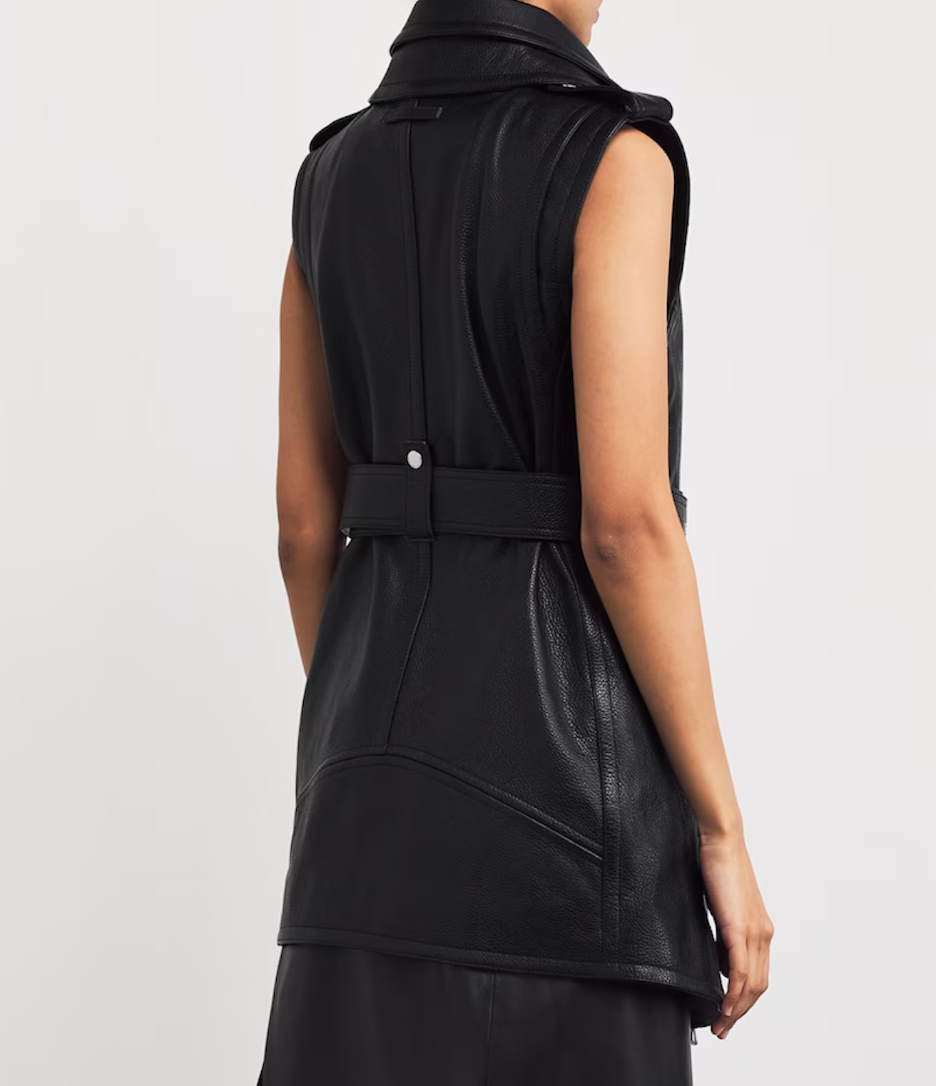 Jean Paul Gaultier Belted Leather Vest
