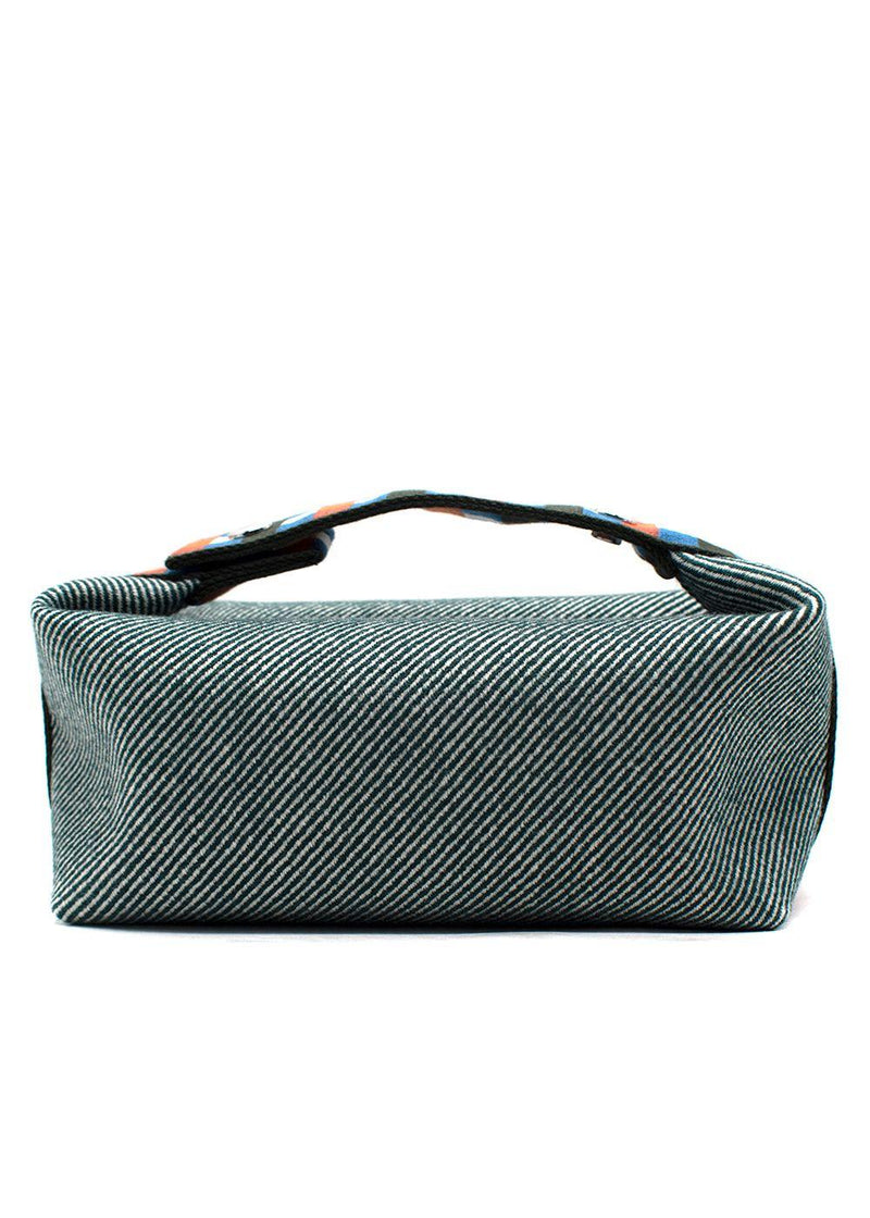 Hermes Green Stripe Bride-a-Brac au Carre Case