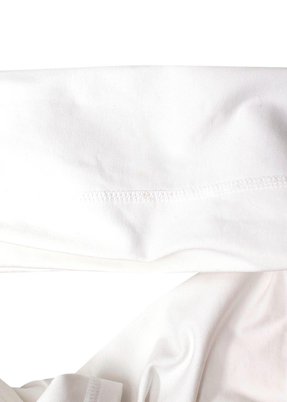 Bogner White Quarter Zip Logo Baselayer