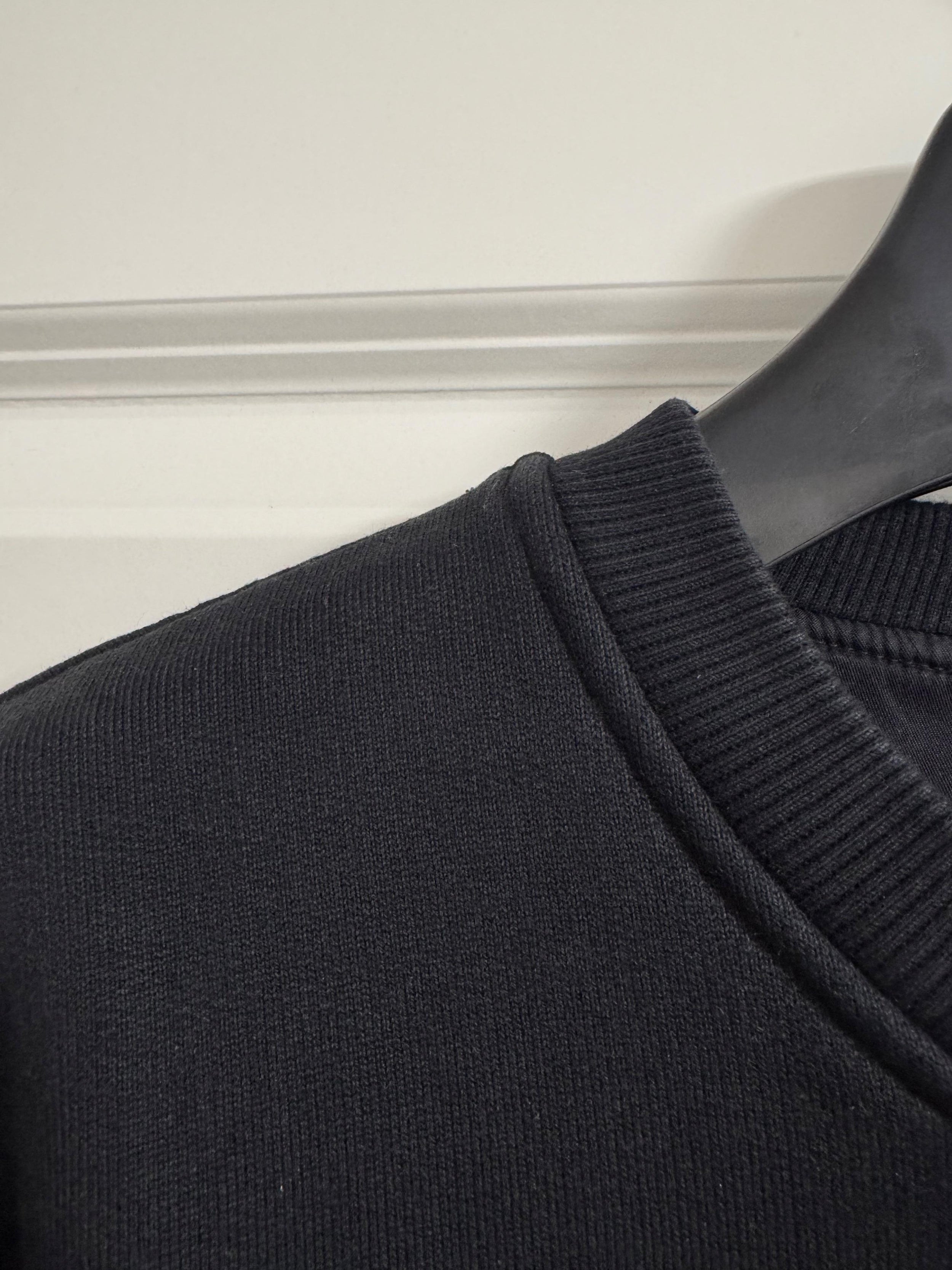 Prada Black Cotton Sweatshirt XL