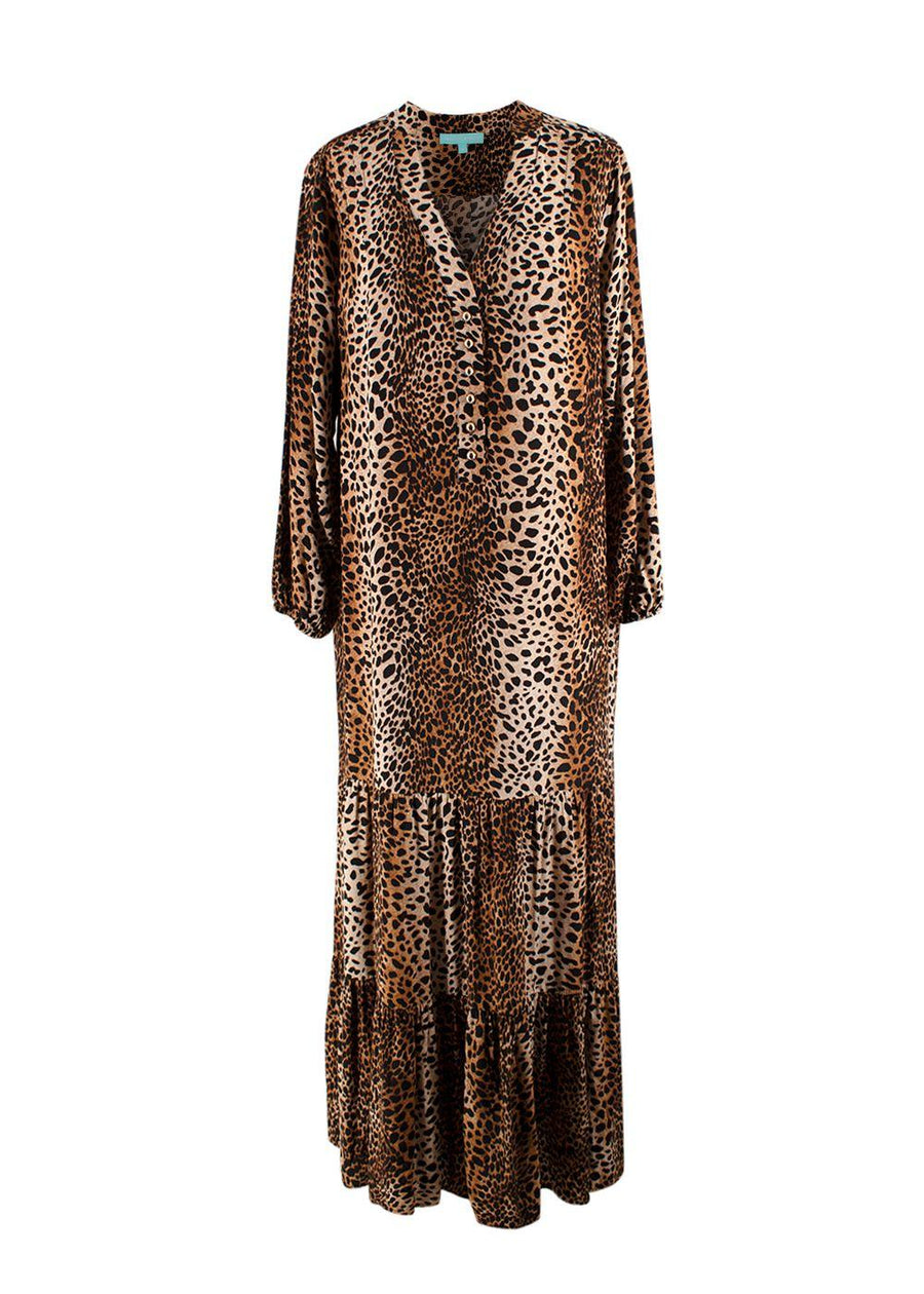 Melissa Odabash Leopard Print Maxi Dress