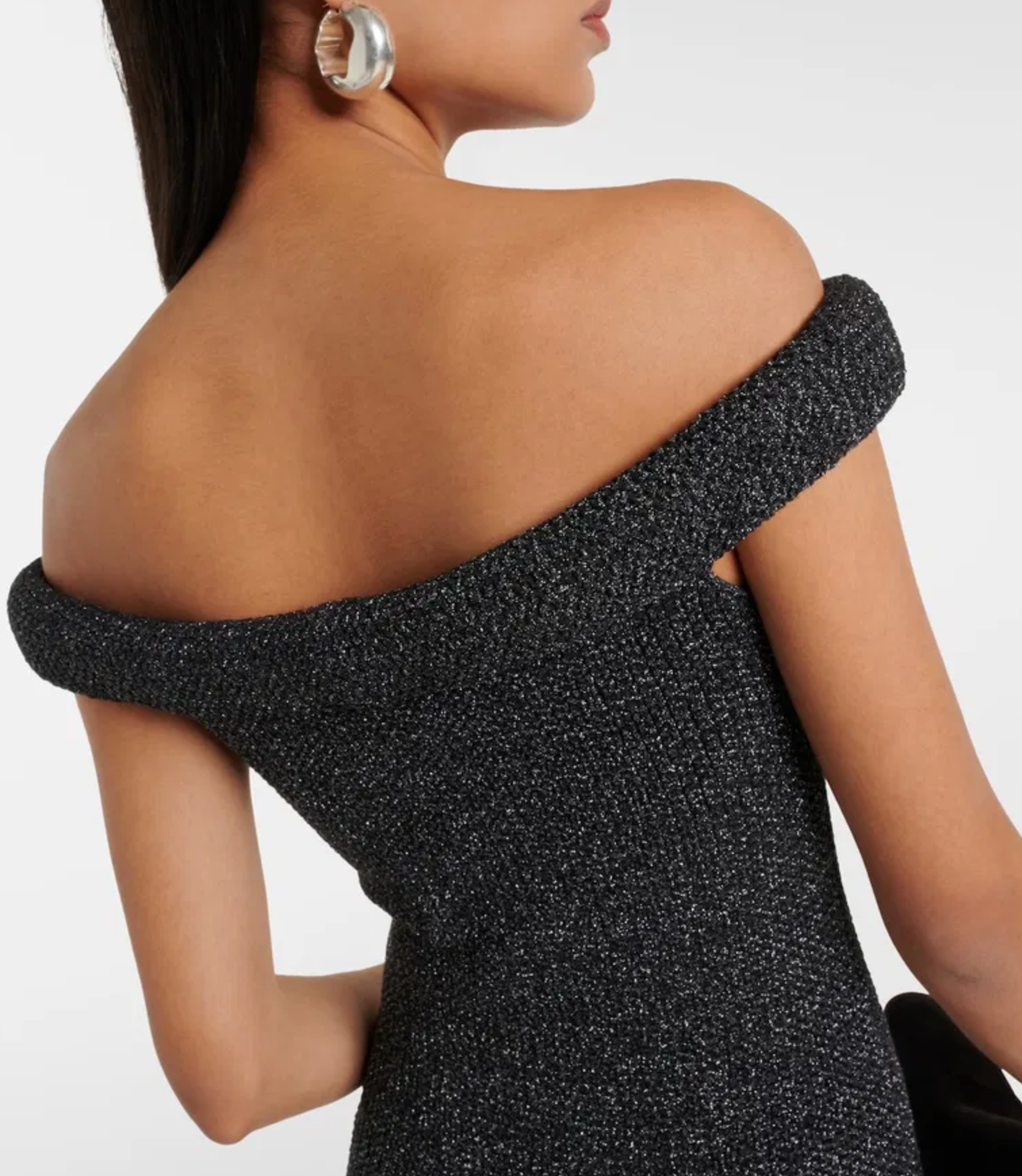 Toteme Off-Shoulder Knit Maxi Dress