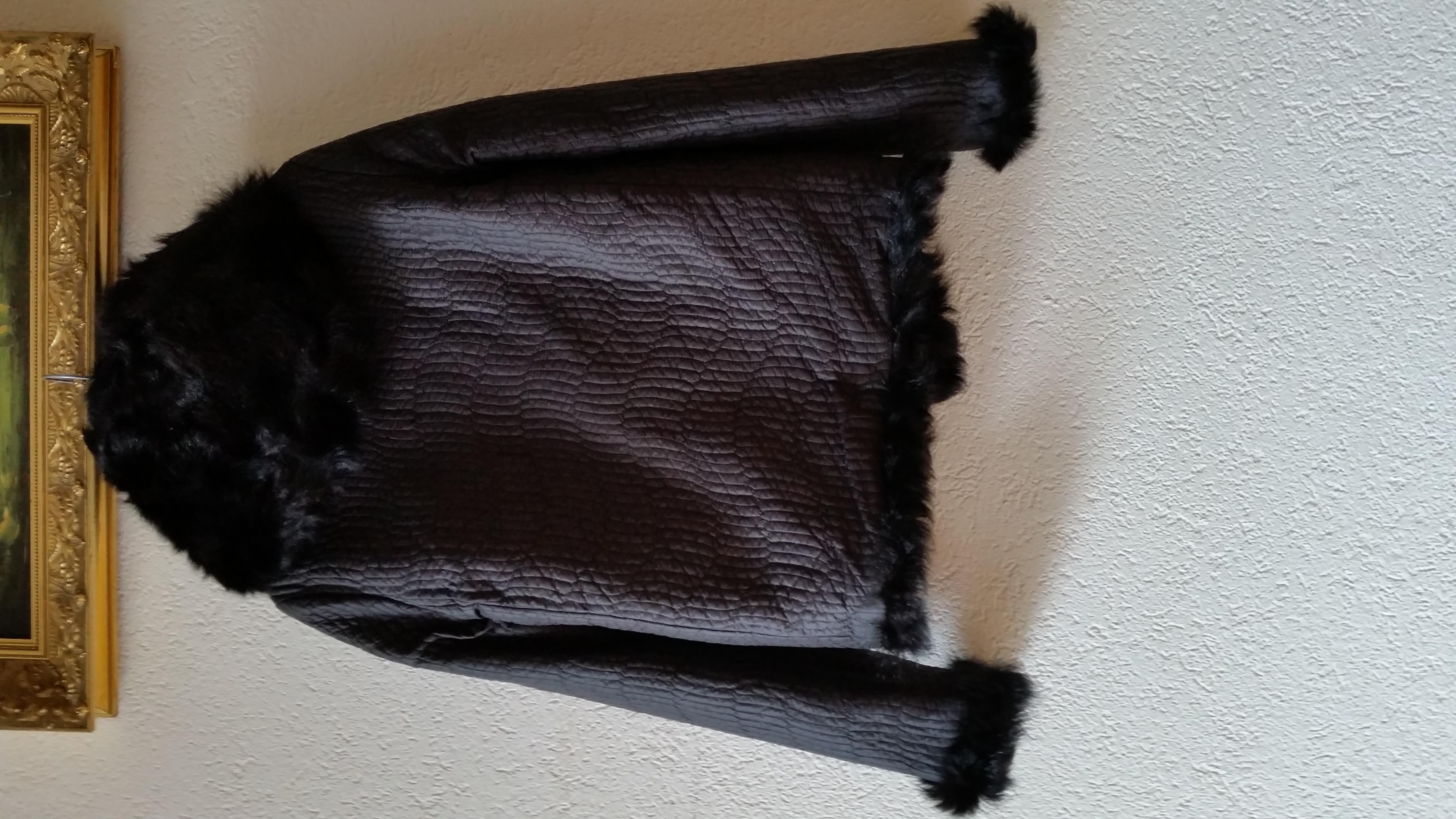 Trussardi Reversible Goat Fur Jacket