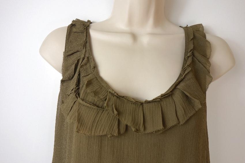 Burberry Brit Silk Chiffon Top