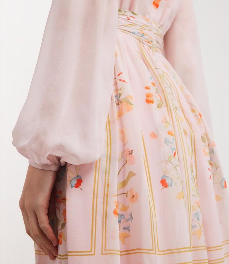 Giambattista Valli Silk Floral Maxi Dress