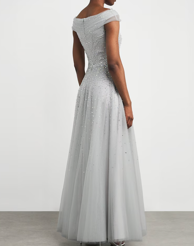 Jenny Packham Tulle Crystal Shayla Gown