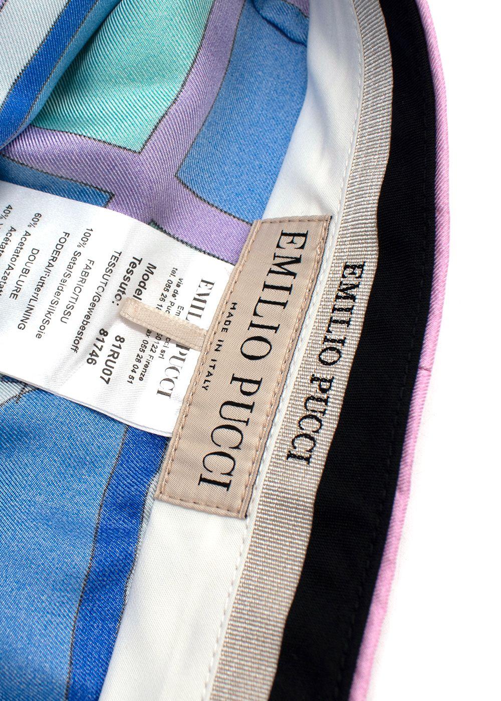 Emilio Pucci Silk Printed Shorts