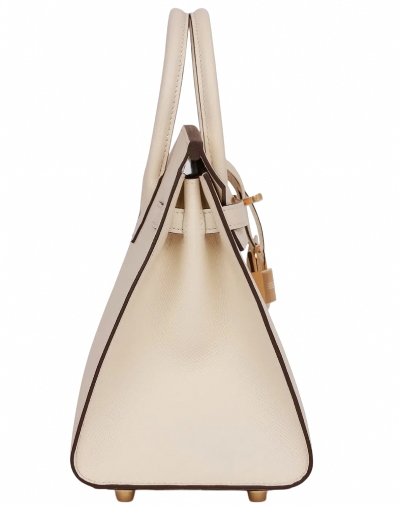 Hermès Epsom Sellier Nata Birkin 25 With Gold Hardware