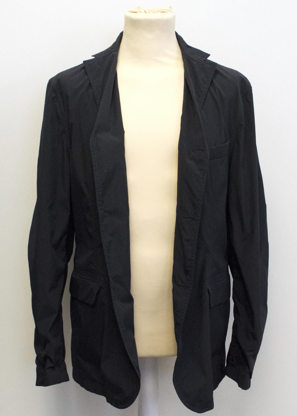 Jil Sander Dark Blue Jacket