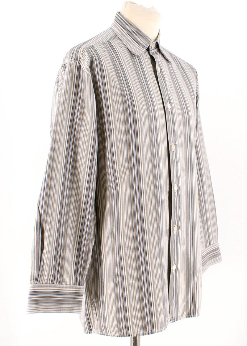 Ermenegildo Zegna Striped Button-Up Shirt