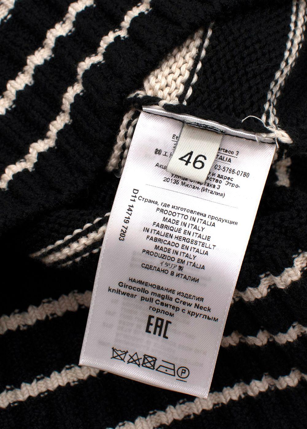 Jungle Embellished Stripe Knit Jumper