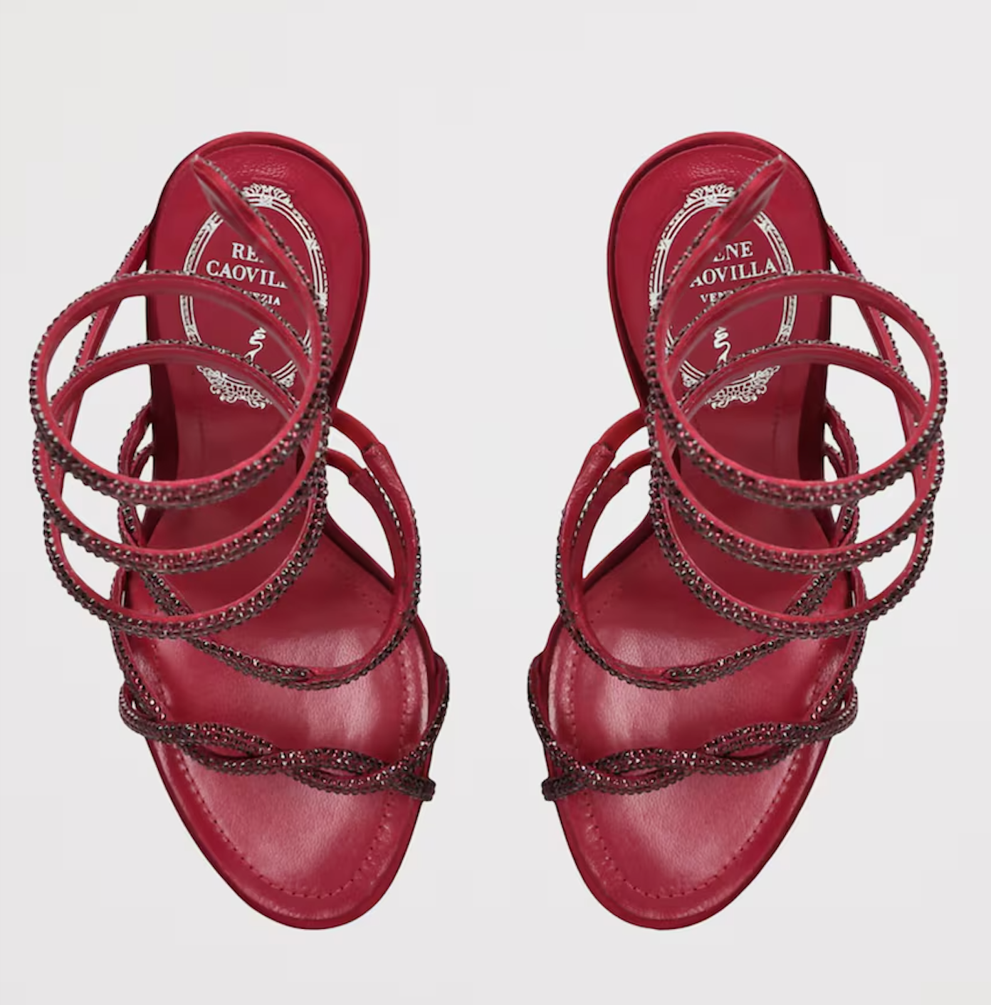 René Caovilla Embellished Cleo Sandals 105