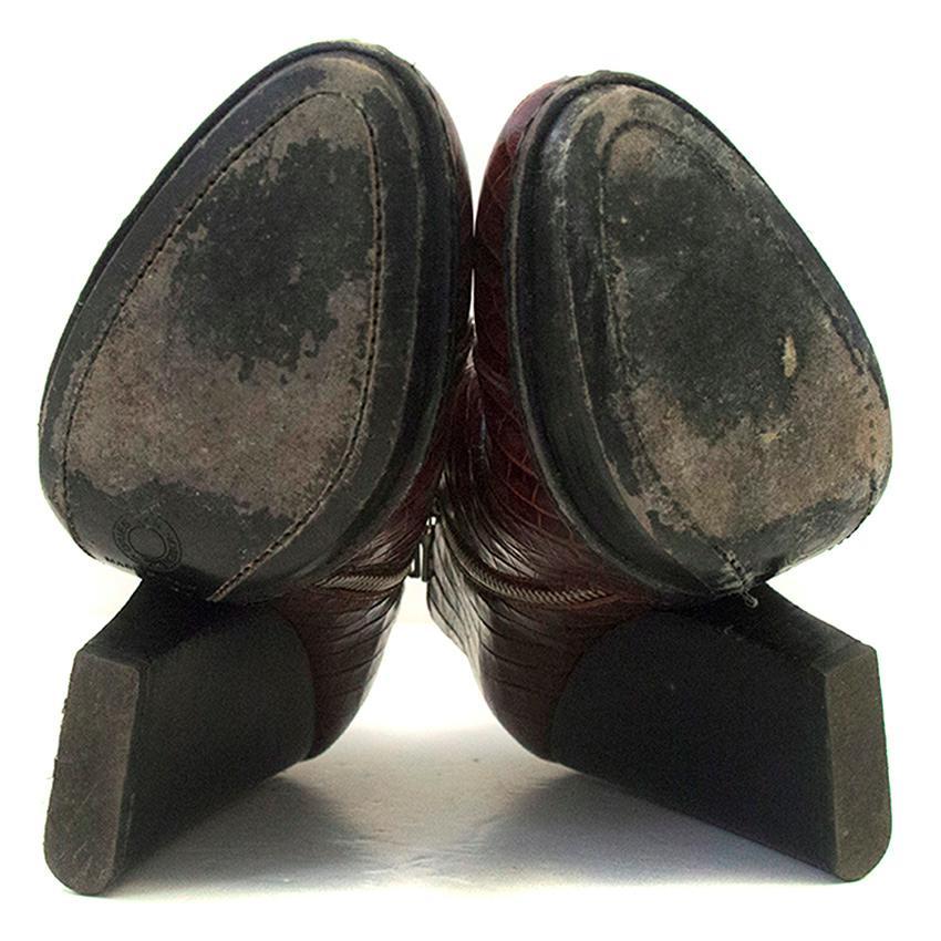 Dries van Noten brown booties