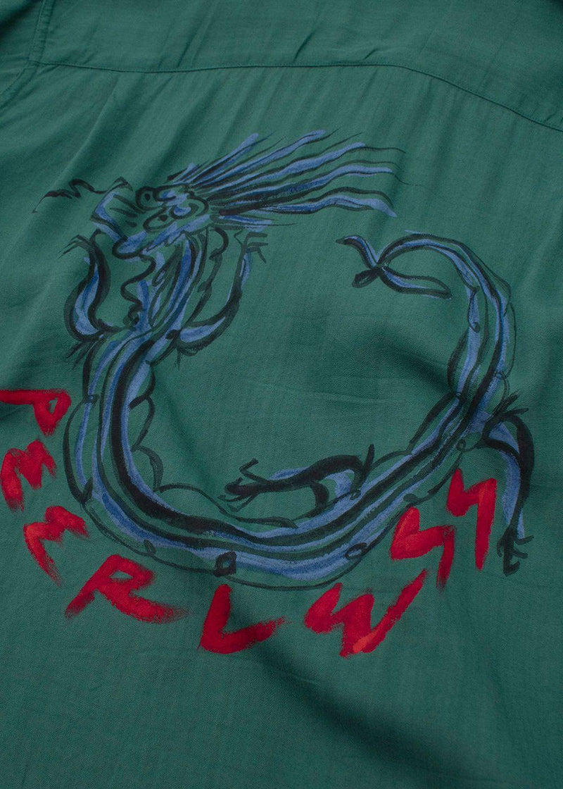 Peerless Dragon Back Printed Short Sleeved Shirt