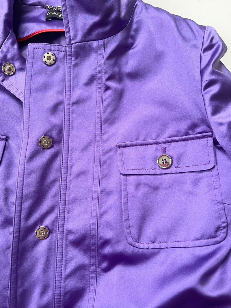 Purple Silk Jacket