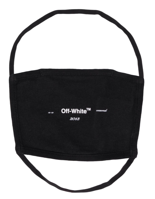 Off-White logo-print face mask