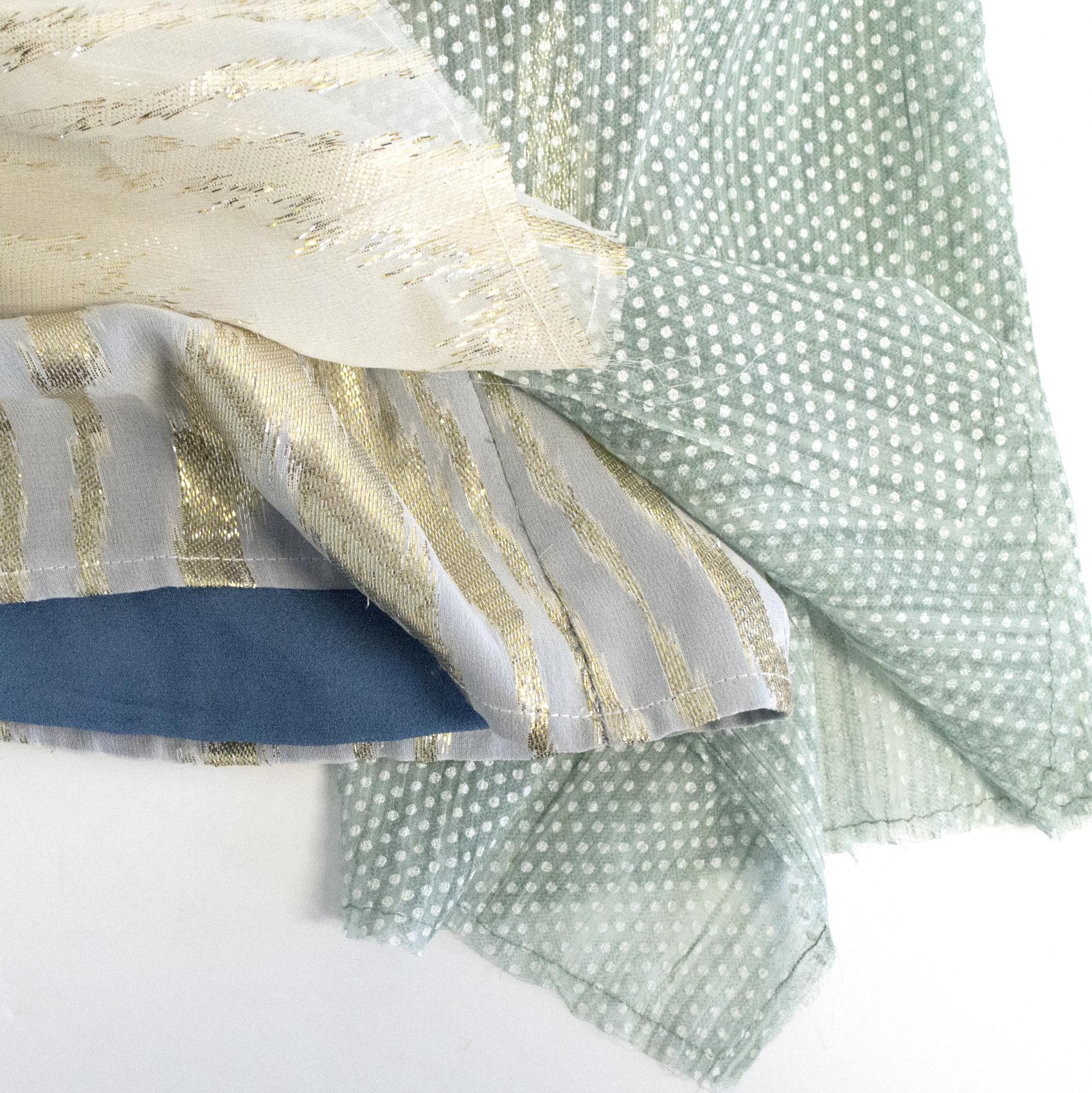 Gryphon iridescent scarf dress