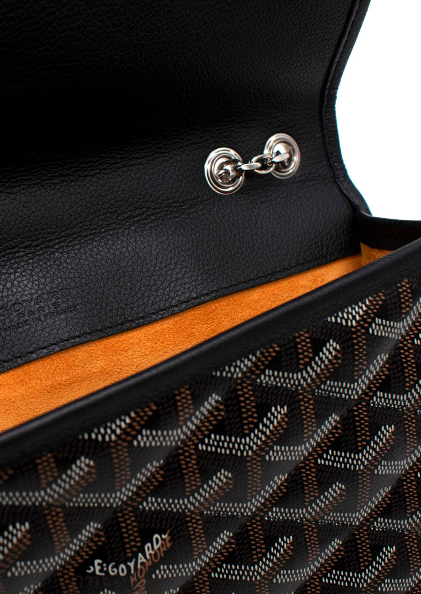 Goyard Black Alexandre III Chain Shoulder Bag