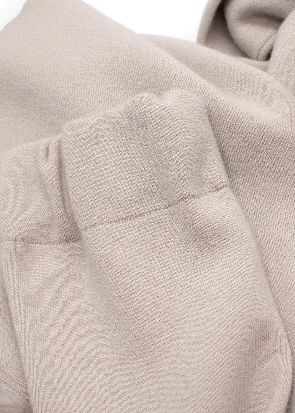 Falconeri Beige Wool Blend Jacket with Racoon Fur Pockets