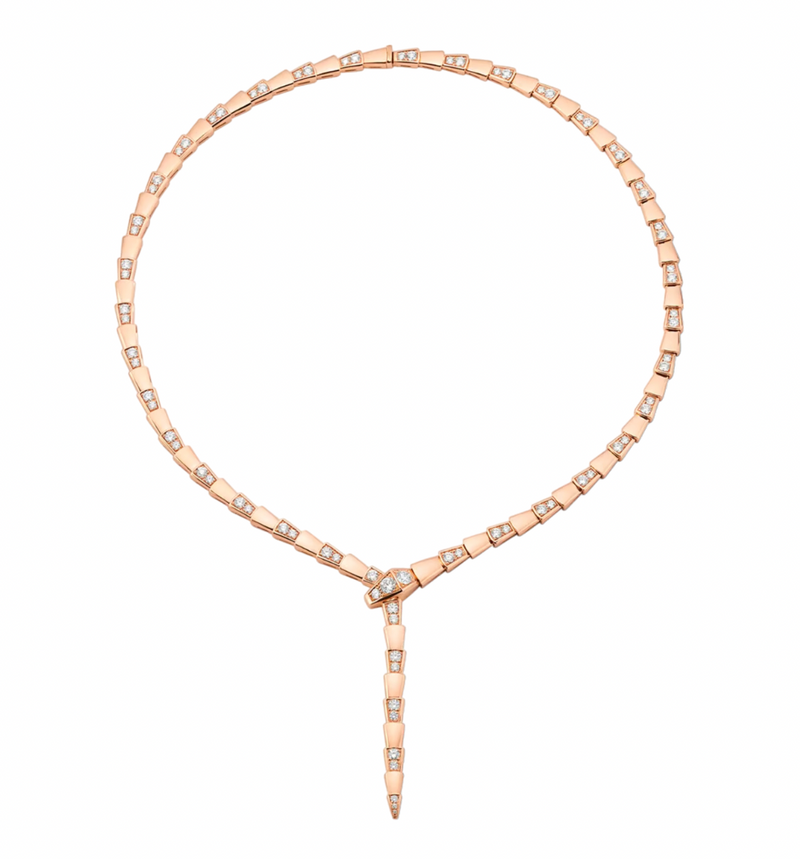 Bvlgari Rose Gold Serpenti Viper Necklace