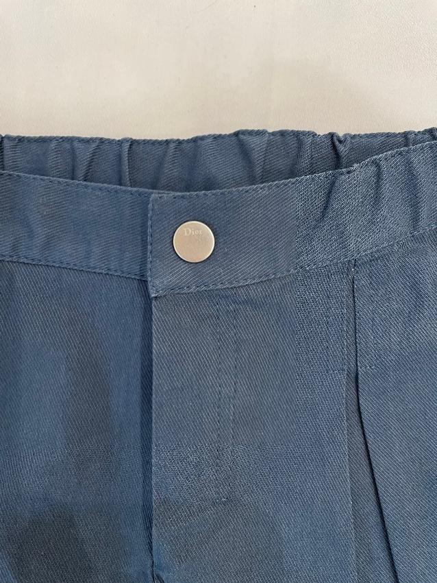 Baby Dior Blue Tailored Shorts