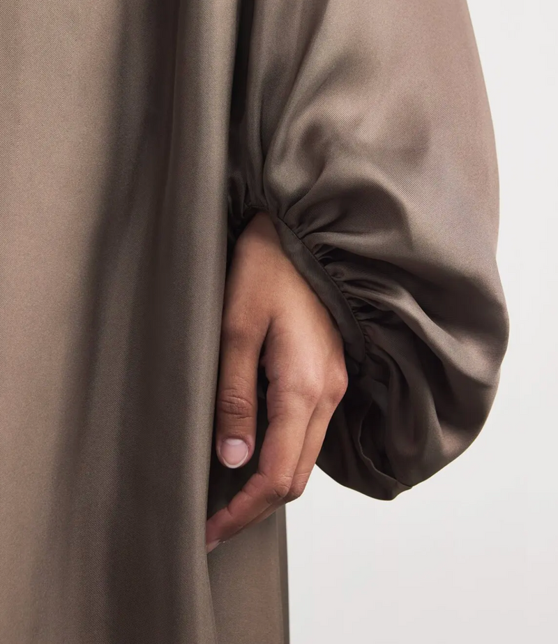 RÓHE  Silk Pleated Midi Dress