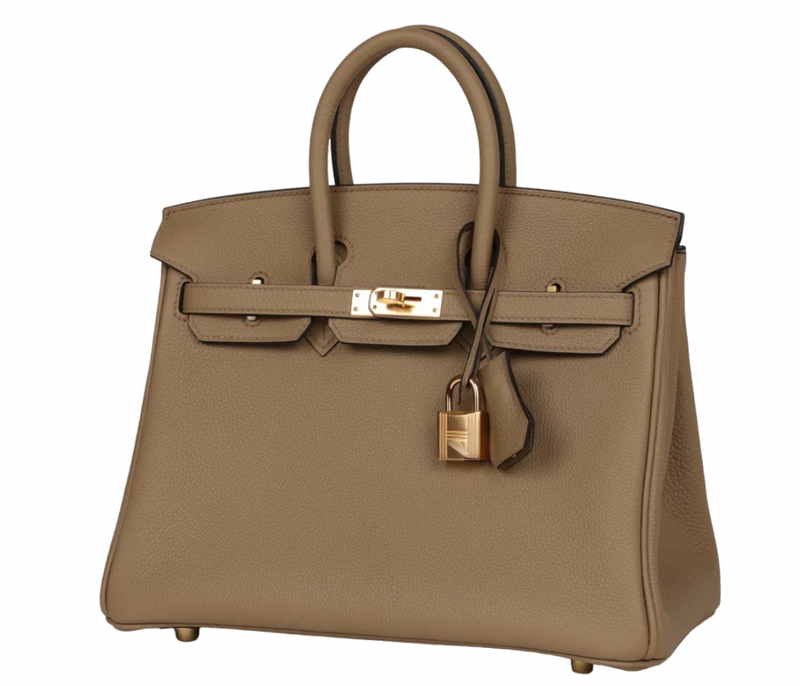 Togo Beige Marfa 25cm Birkin with  Gold Hardware