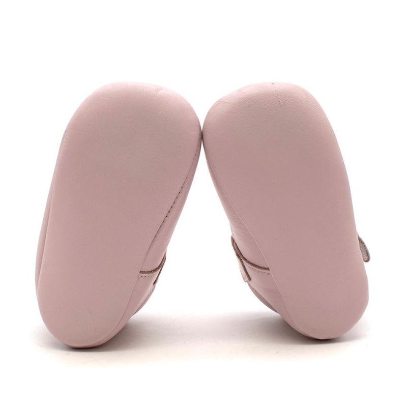 Pepa & Co Pink Mary Jane Leather Pram Shoes