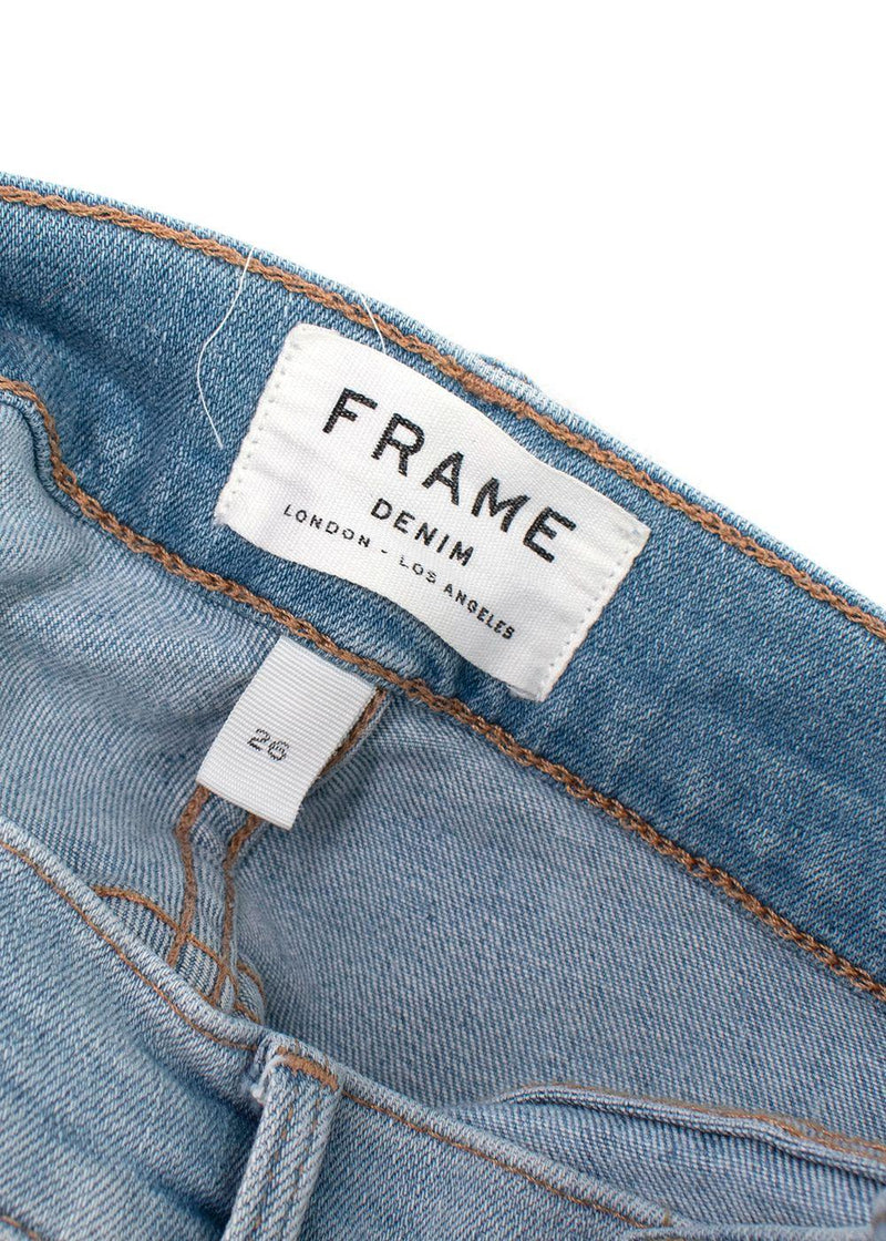 Frame Light Wash Le skinny Je Jeanne Crop Jeans