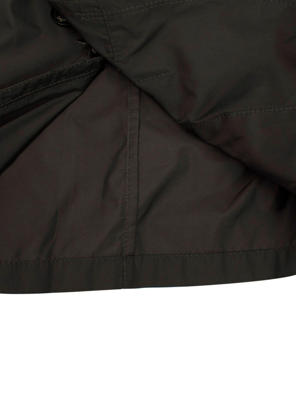 Ermenegildo Zegna Dark Brown Field Jacket