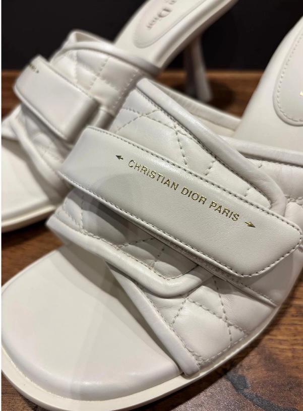 Dior White Revolution Sandals