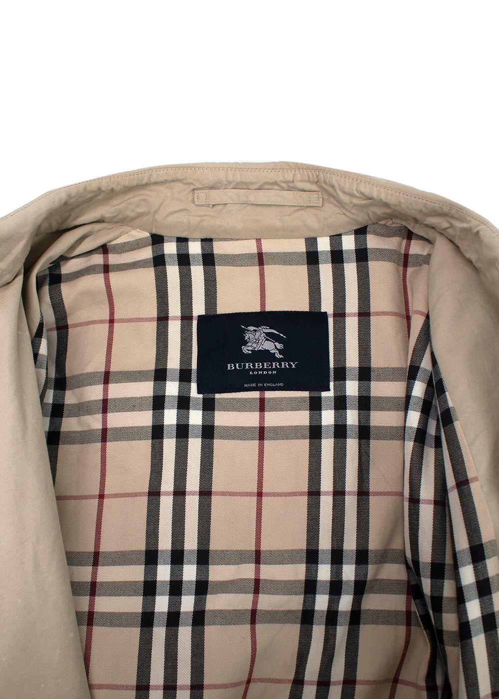 Burberry Double Breasted The Kensingnton Trench Coat