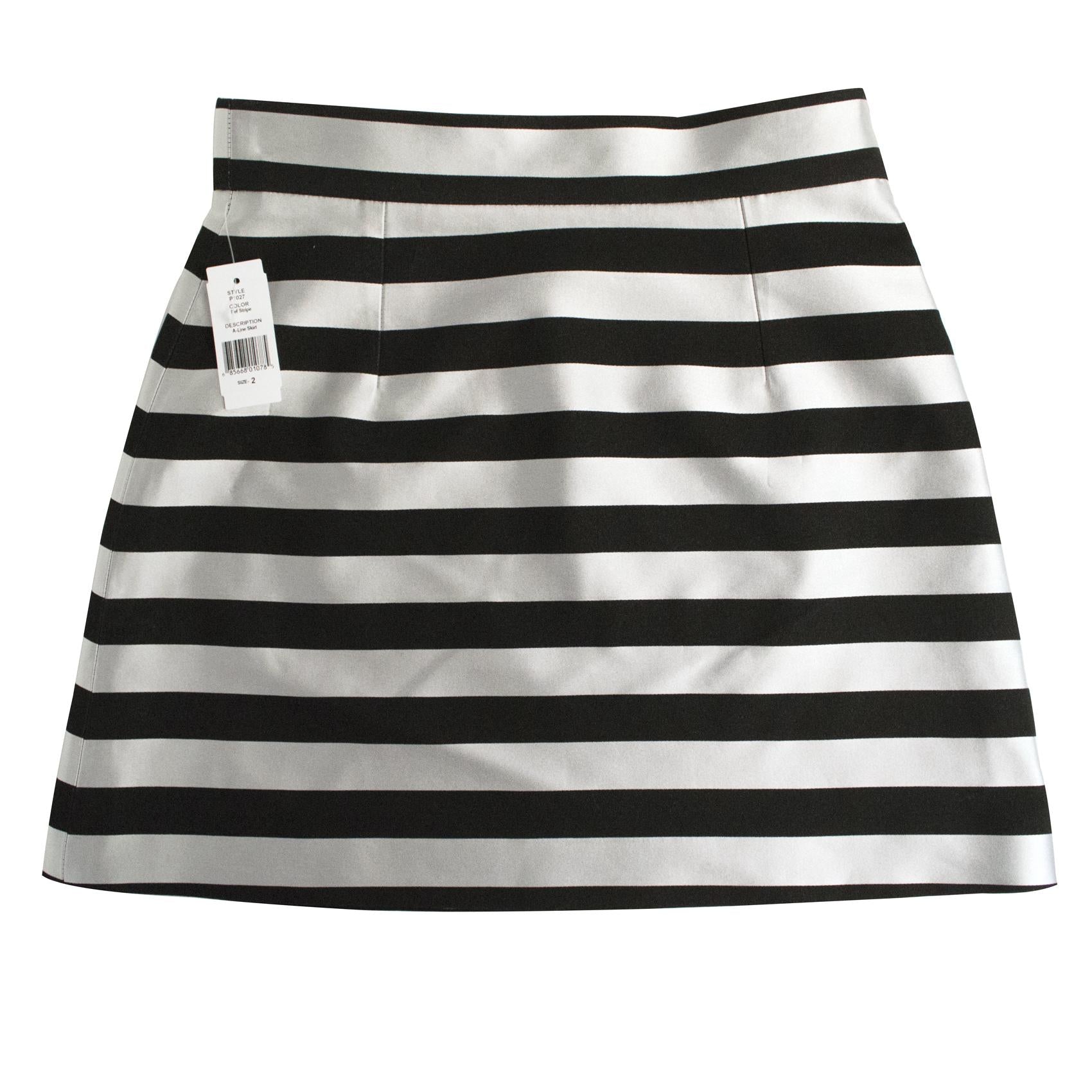 New Smythe striped A line skirt