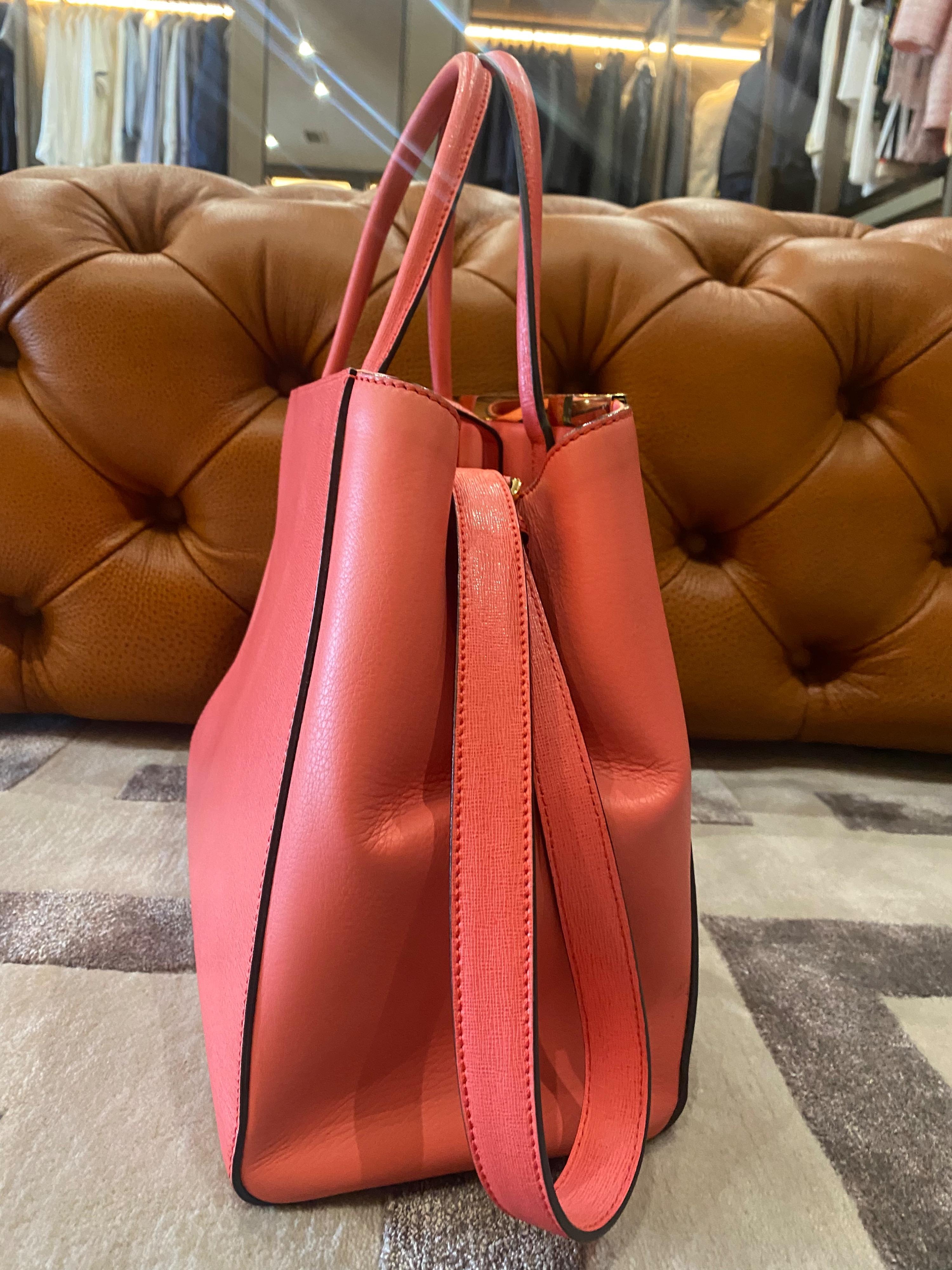 Rose Ecstasy Leather 2Jours Tote