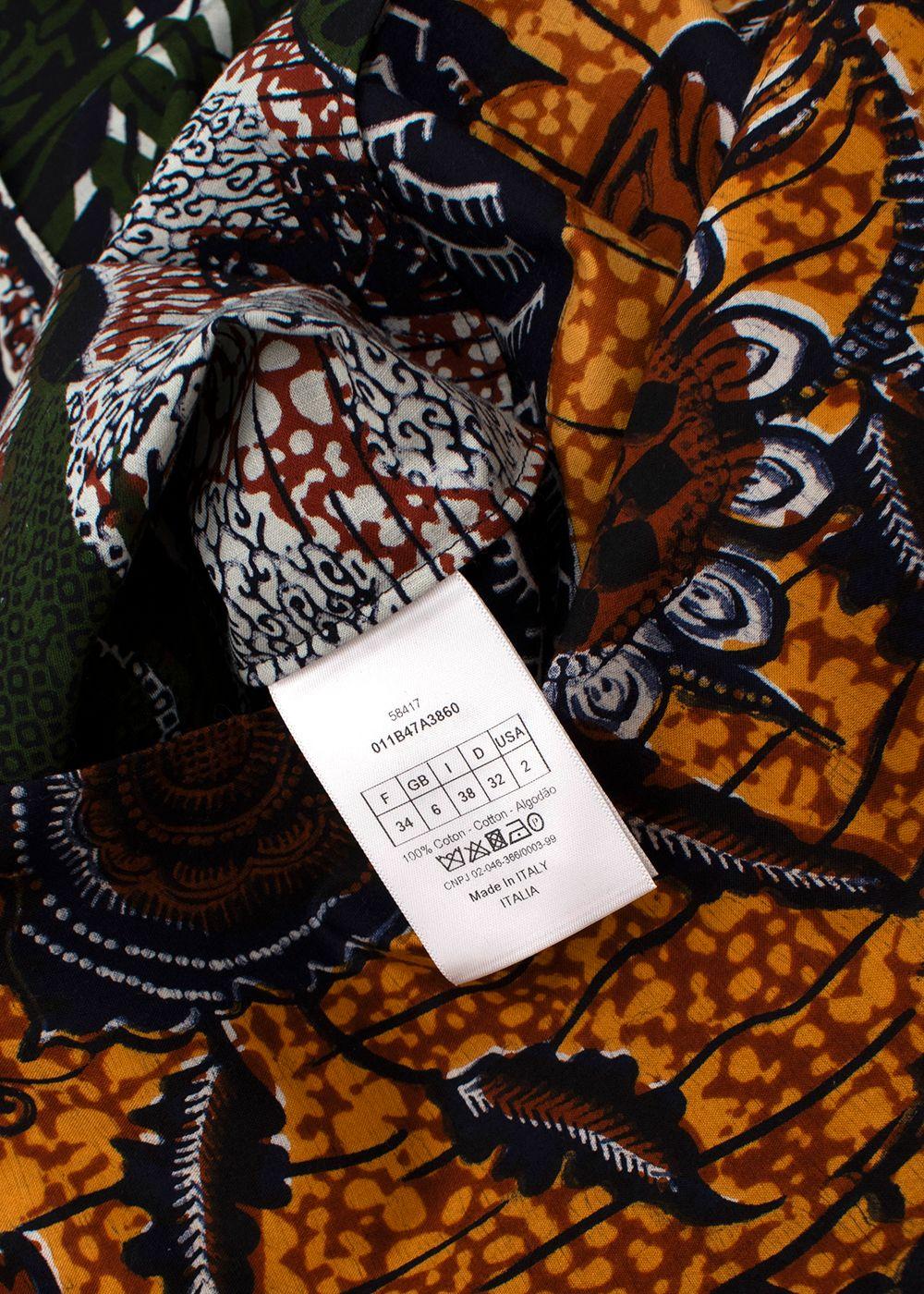 Dior Yellow Aztec Shirt