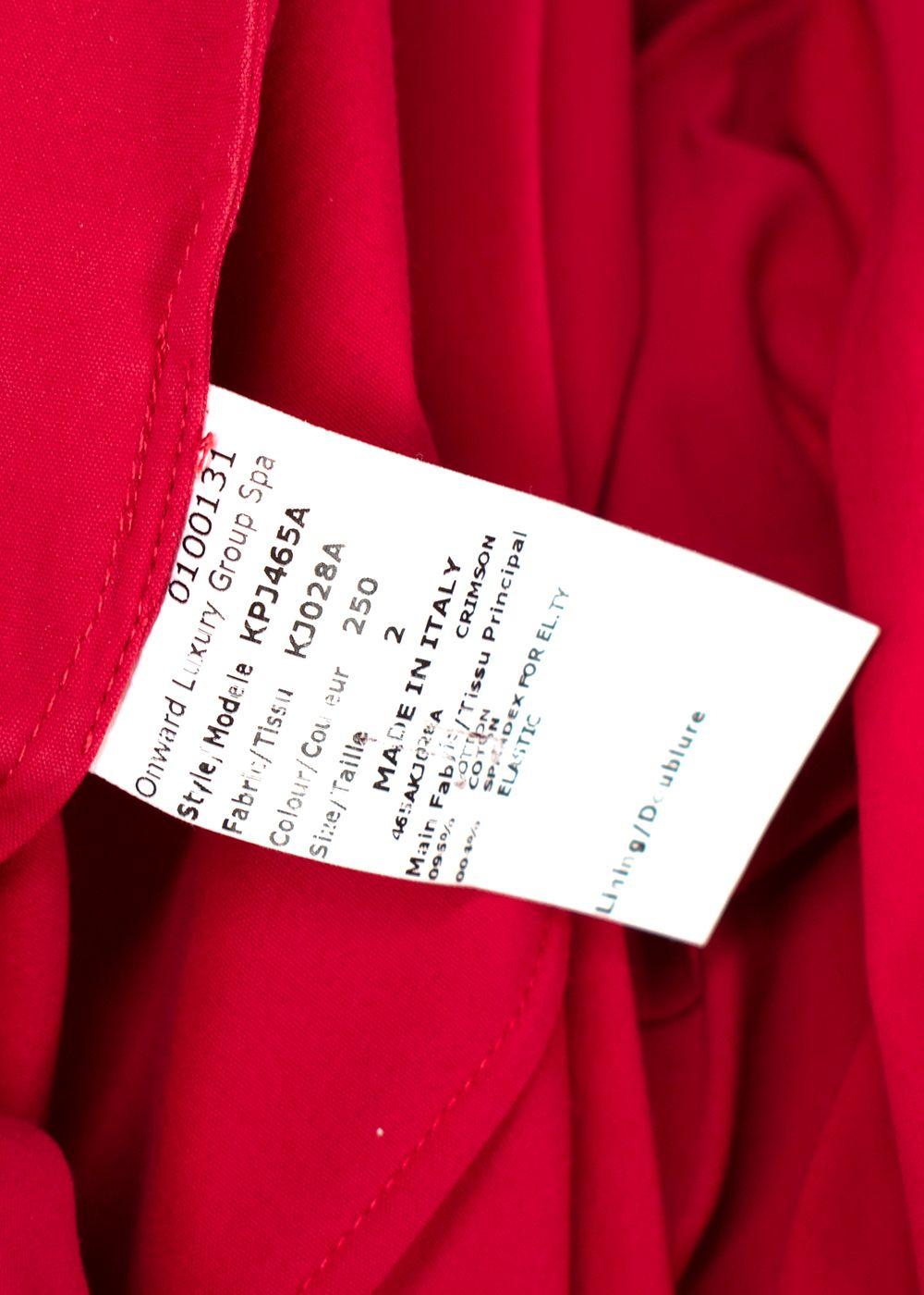 Michael Kors Collection Cotton Poplin Wrap Dress