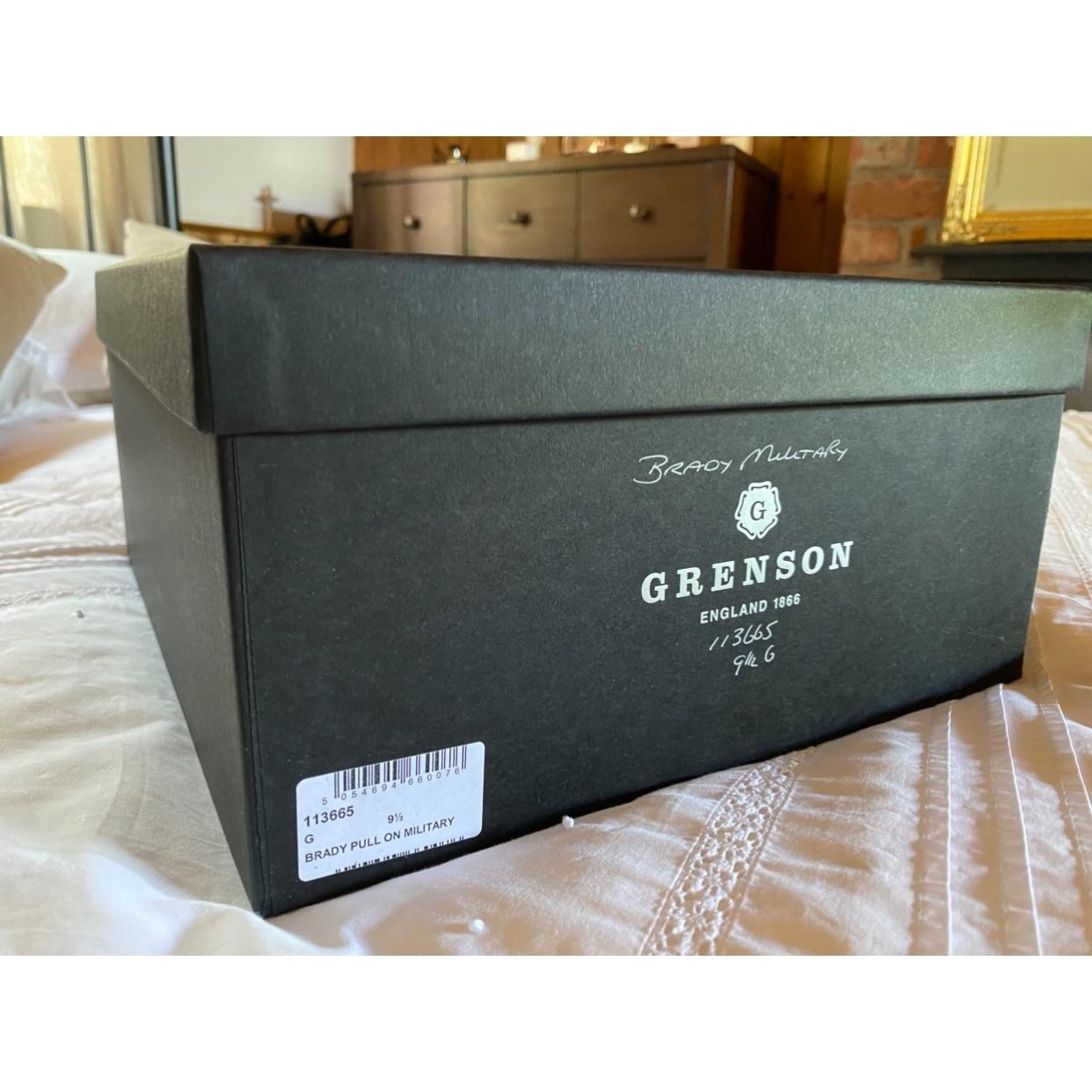 Grenson Grey Bray Combat Boots