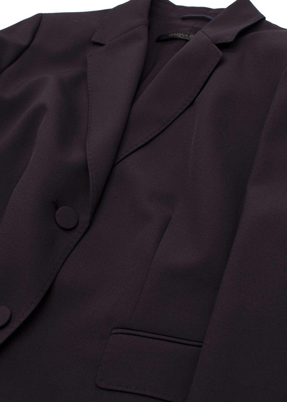 Marina Rinaldi Aubergine Single Breasted Blazer and Trouser Suit