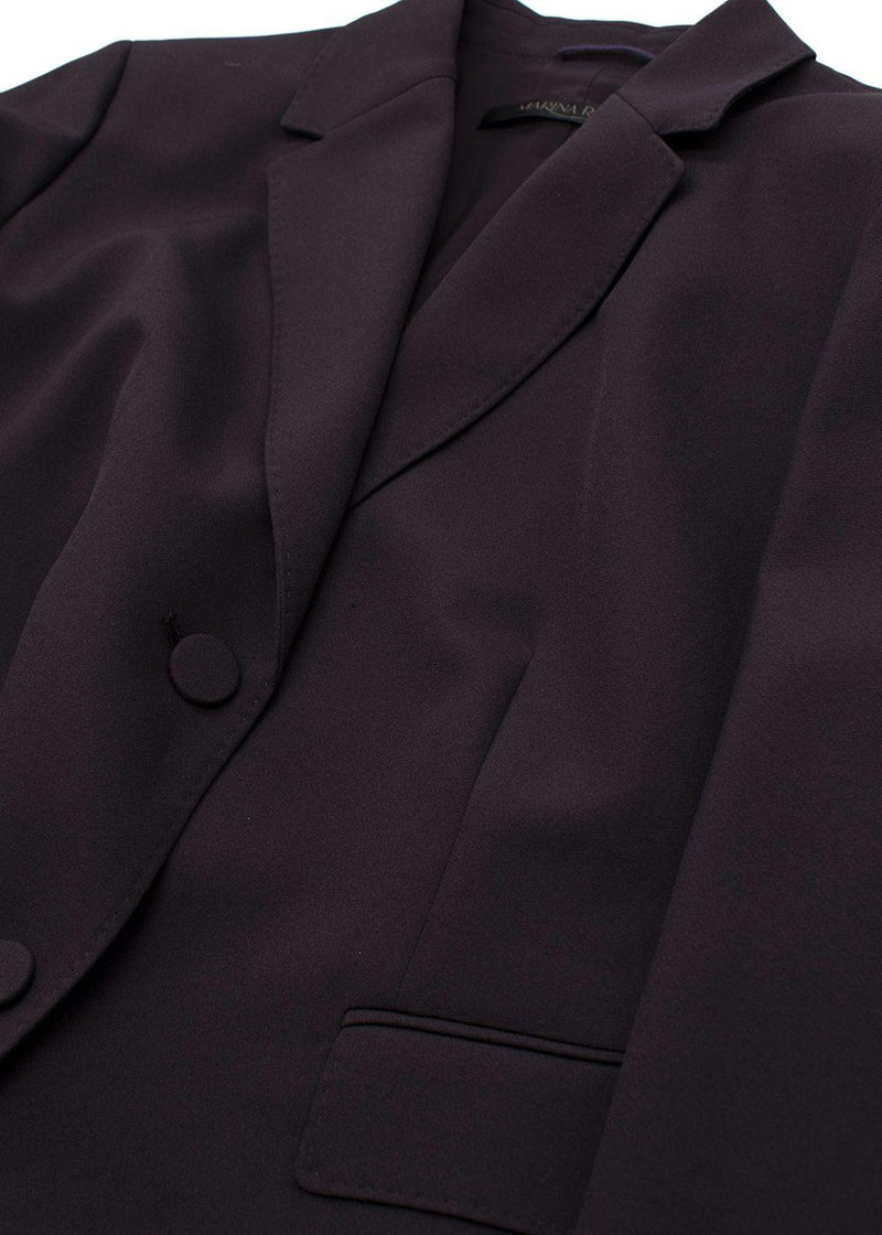 Marina Rinaldi Aubergine Single Breasted Blazer and Trouser Suit