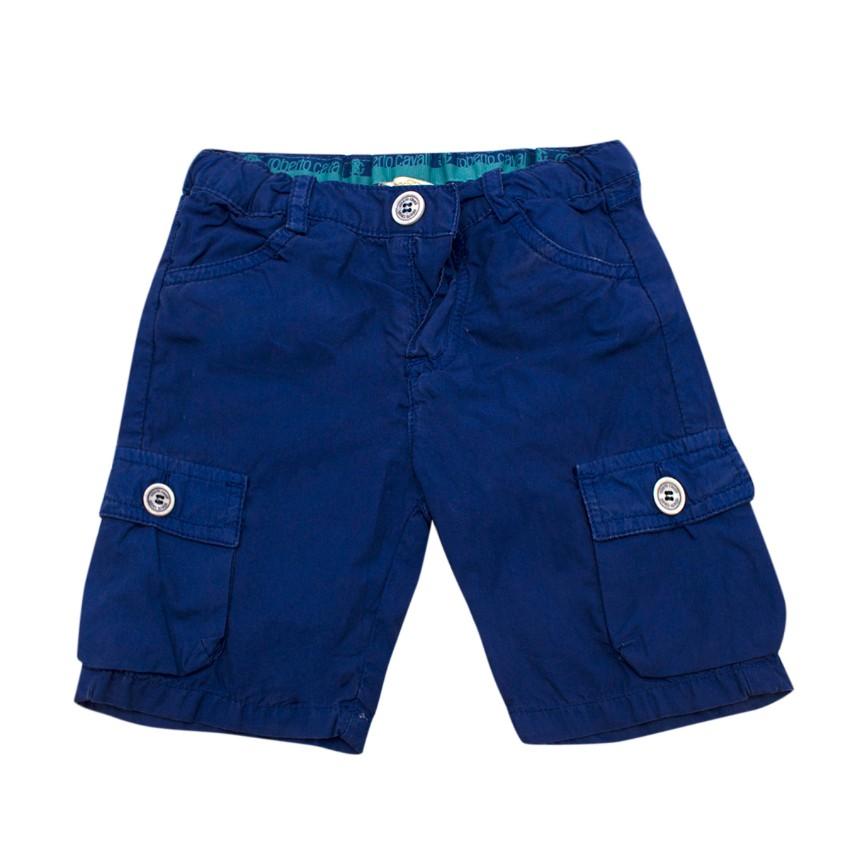 Roberto Cavalli Boys Blue Cargo Shorts