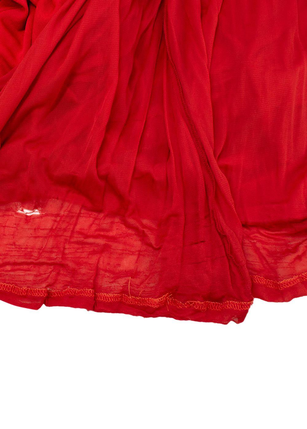 Gucci Red Open Back Sleeveless Dress