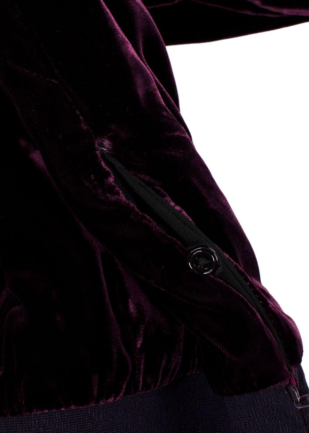 Tom Ford Purple Velvet Midi dress