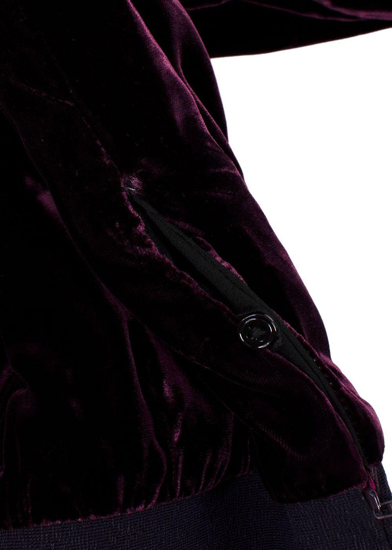 Tom Ford Purple Velvet Midi dress