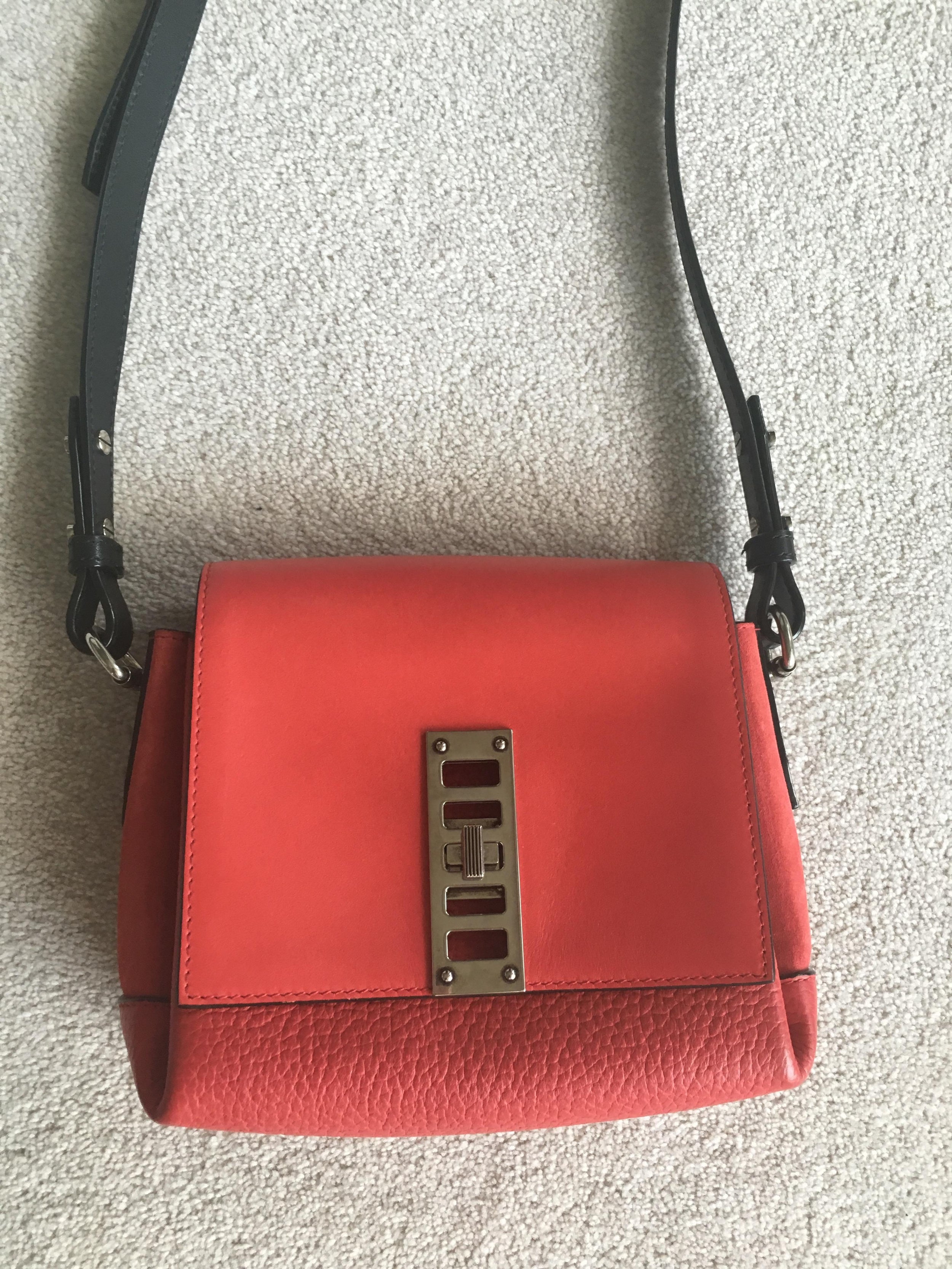 Proenza Schouler red leather cross-body bag