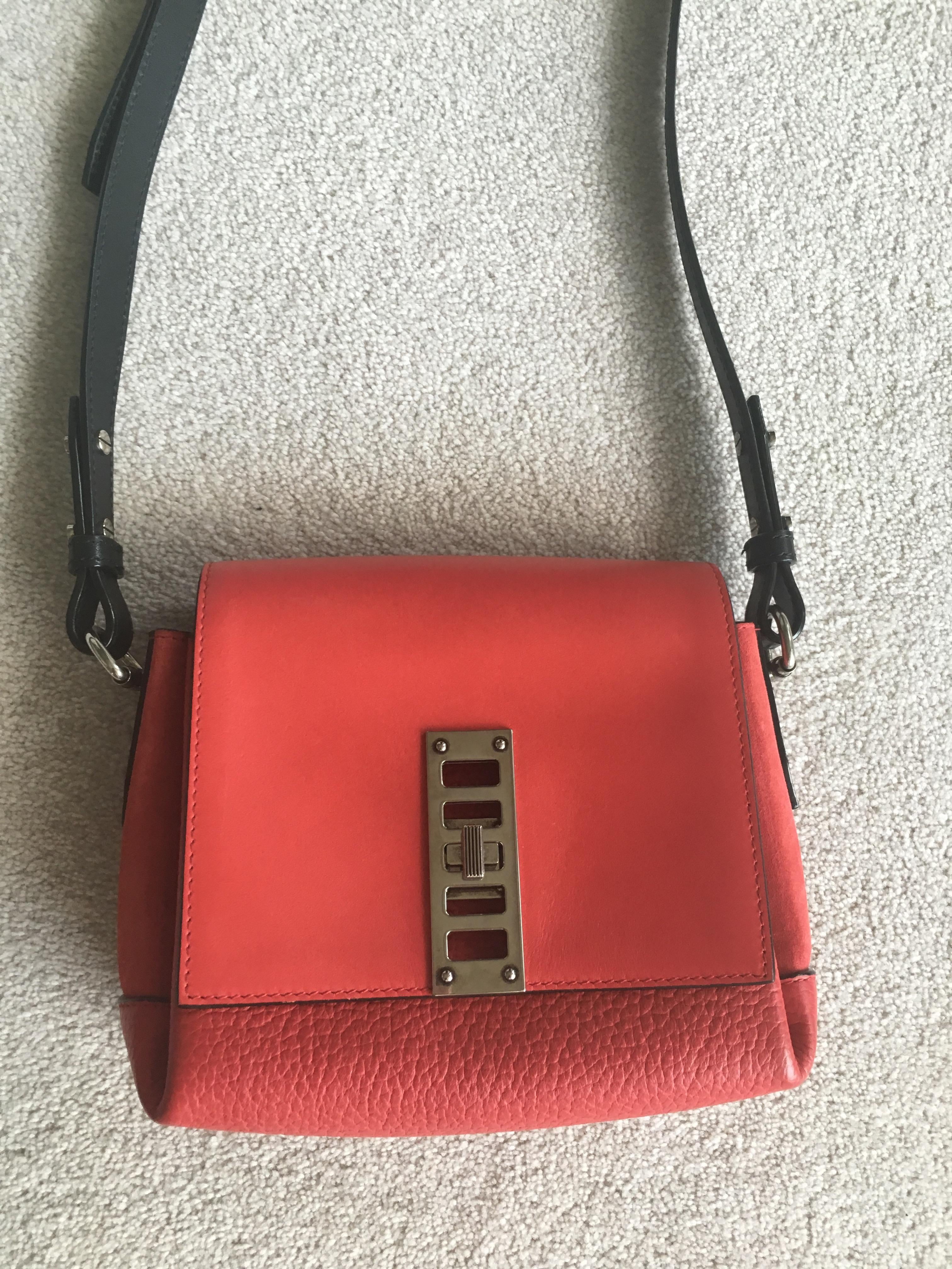 Proenza Schouler red leather cross-body bag